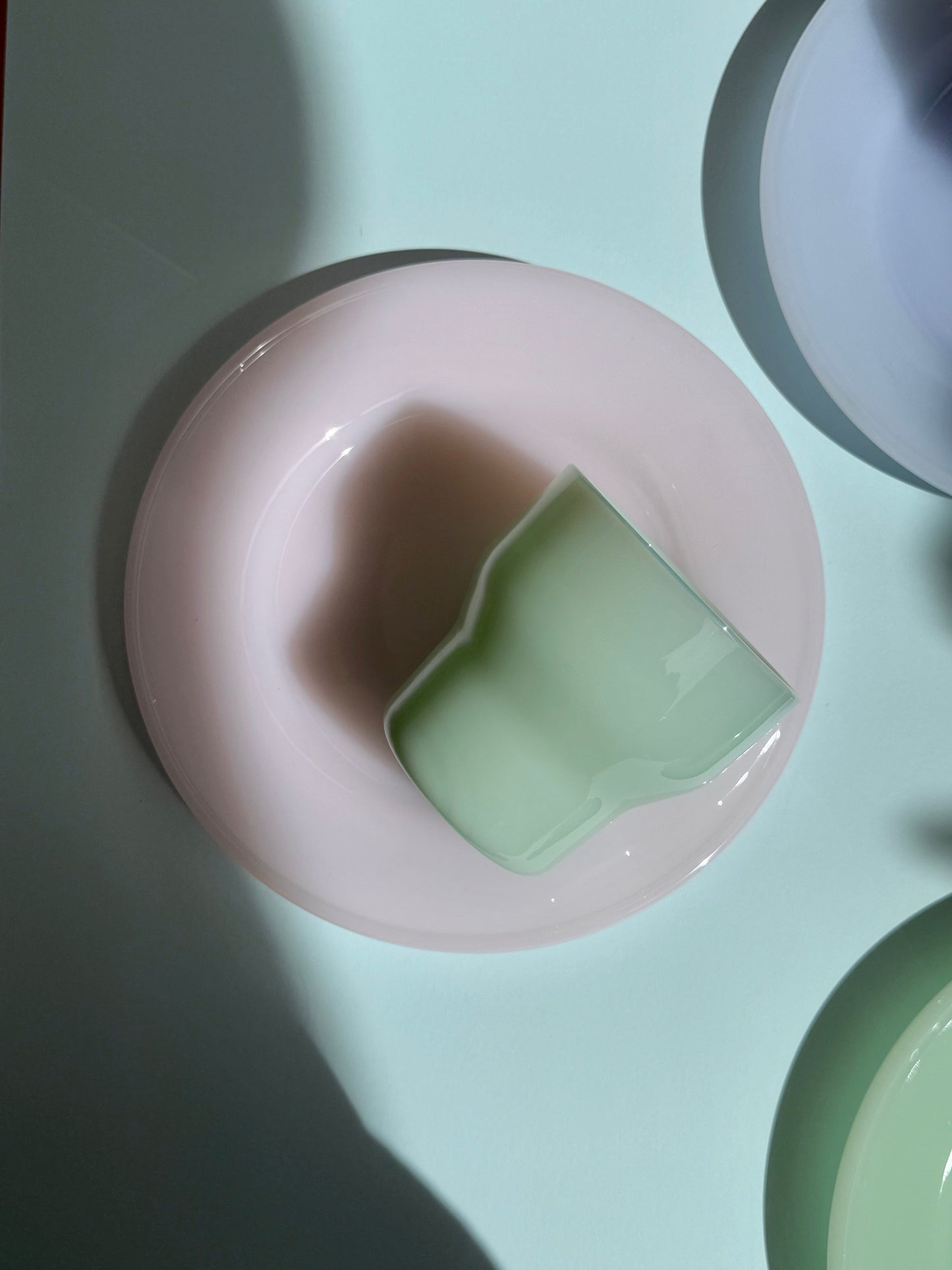 Brisita Glass Cup - Light Green