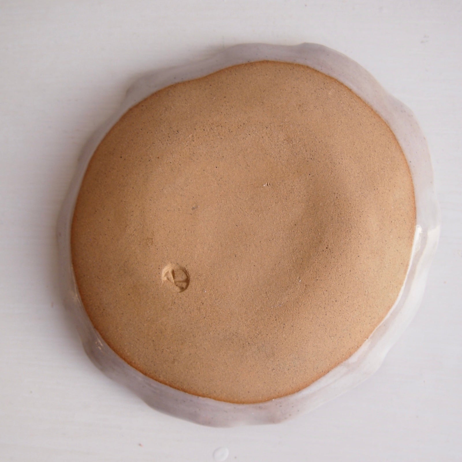 Girl with Long Gold Hair Mini Pottery Face Ring Dish /  Plate