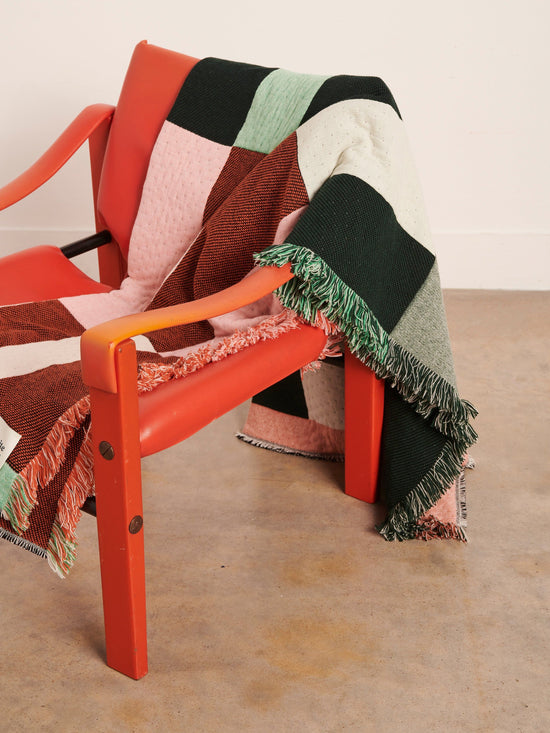 Dash Blanket Green + Orange