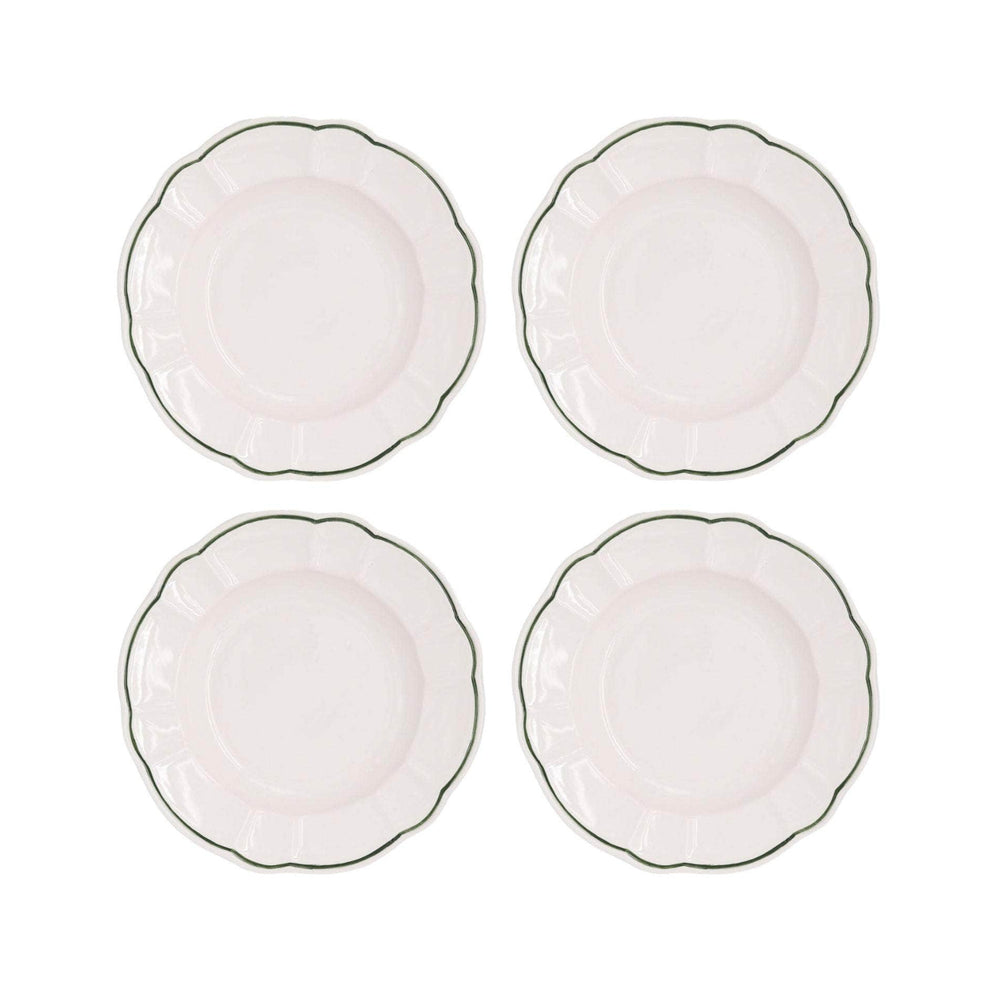 Romilly Pasta Dish, Green, Set Of 4