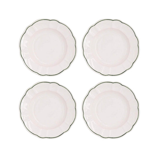 Romilly Pasta Dish, Green, Set Of 4