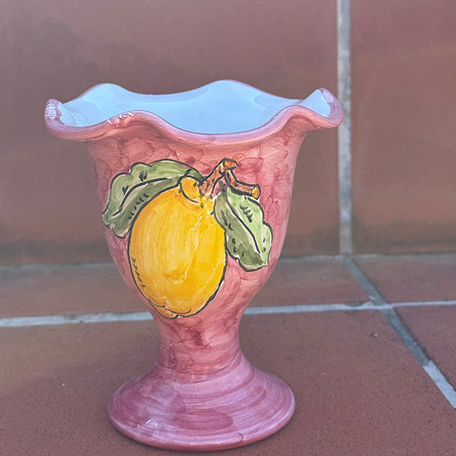 Pink Lemon Ice Cream Cup