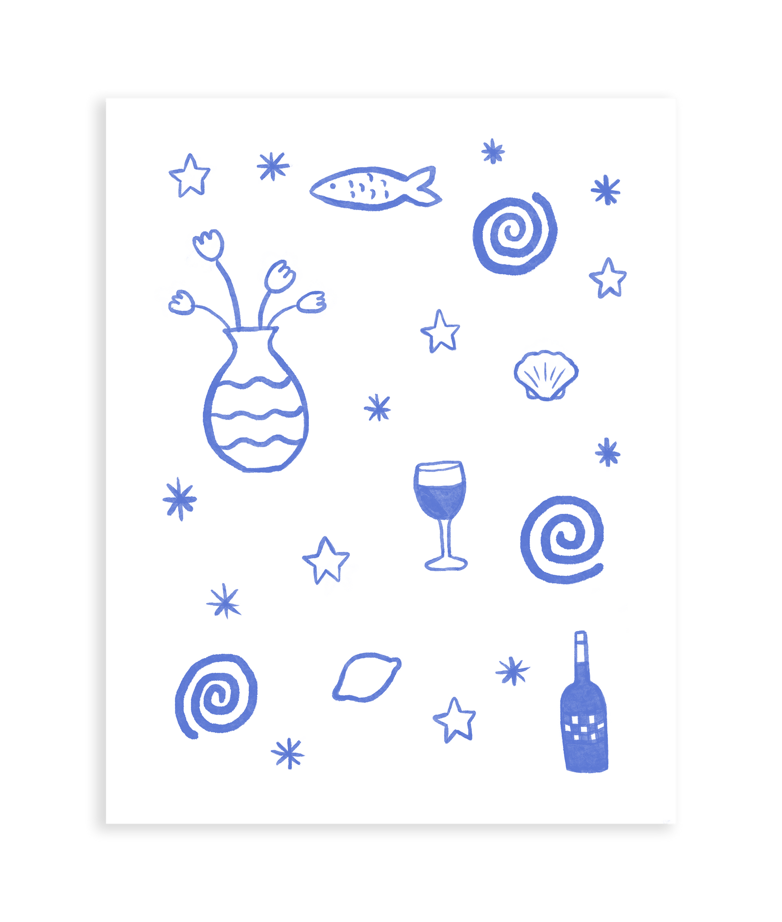 Summer Table Art Print