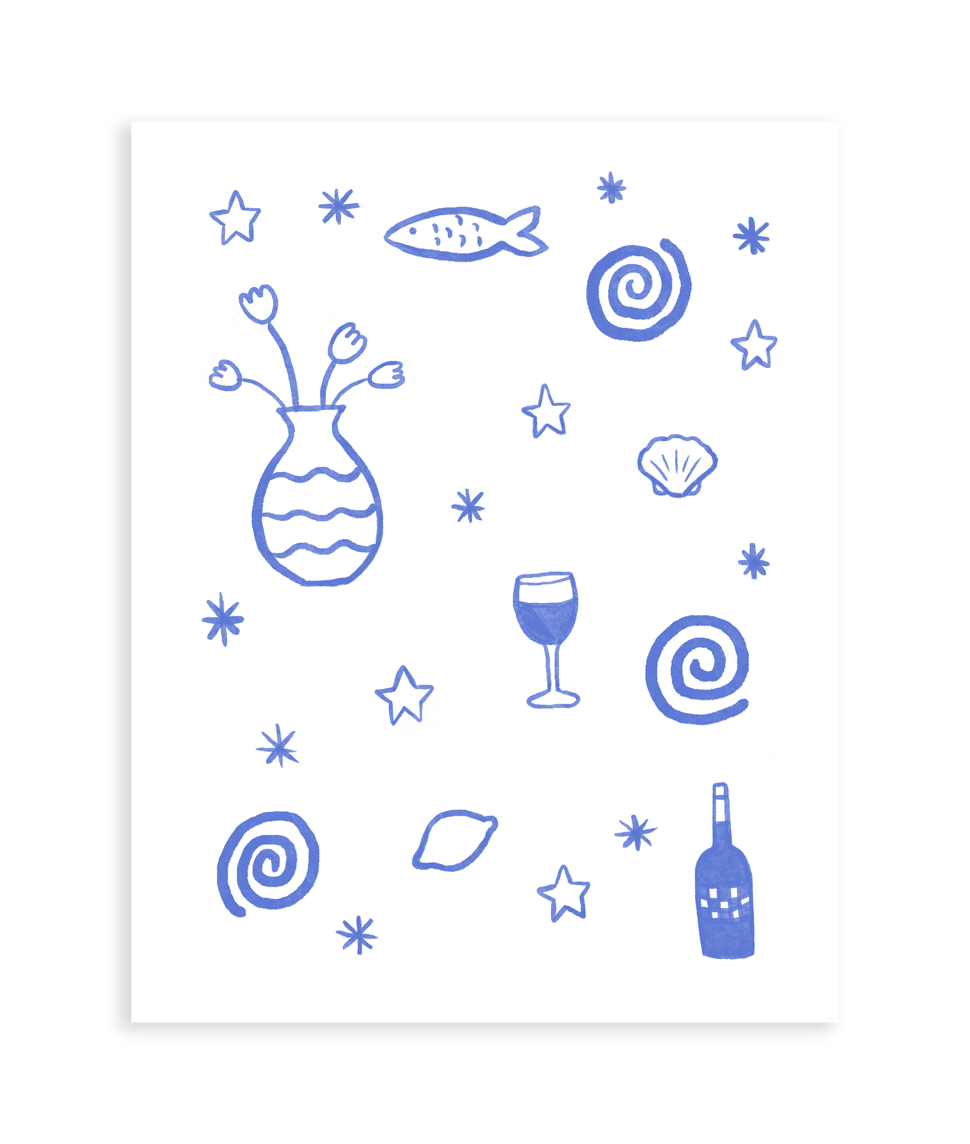 Summer Table Art Print