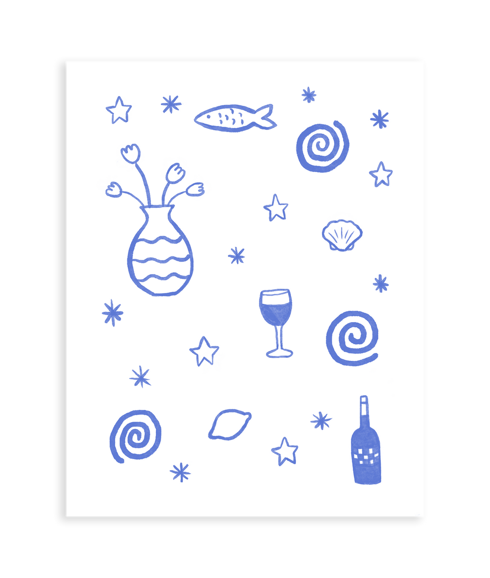 Summer Table Art Print