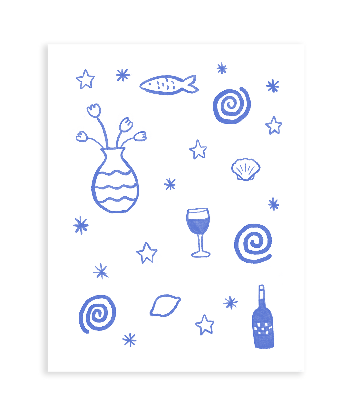 Summer Table Art Print