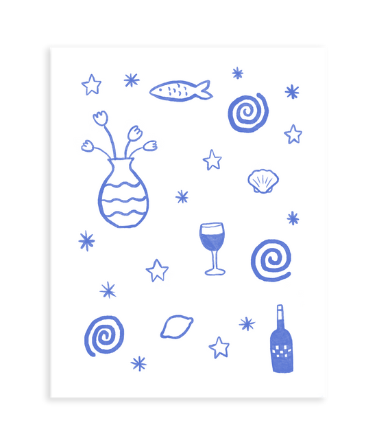 Summer Table Art Print