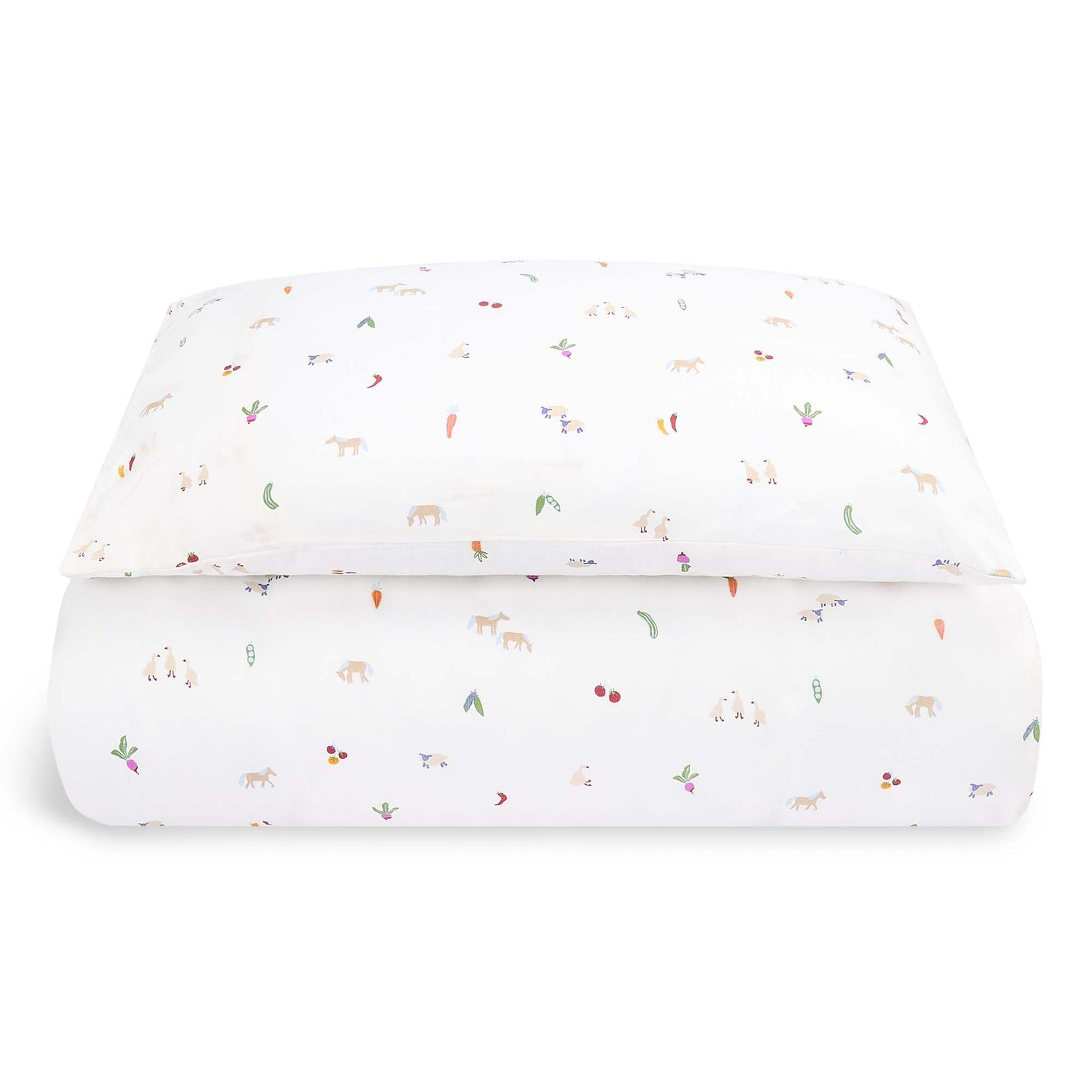 Organic Cotton Single Bedding Set  - Little Farm-