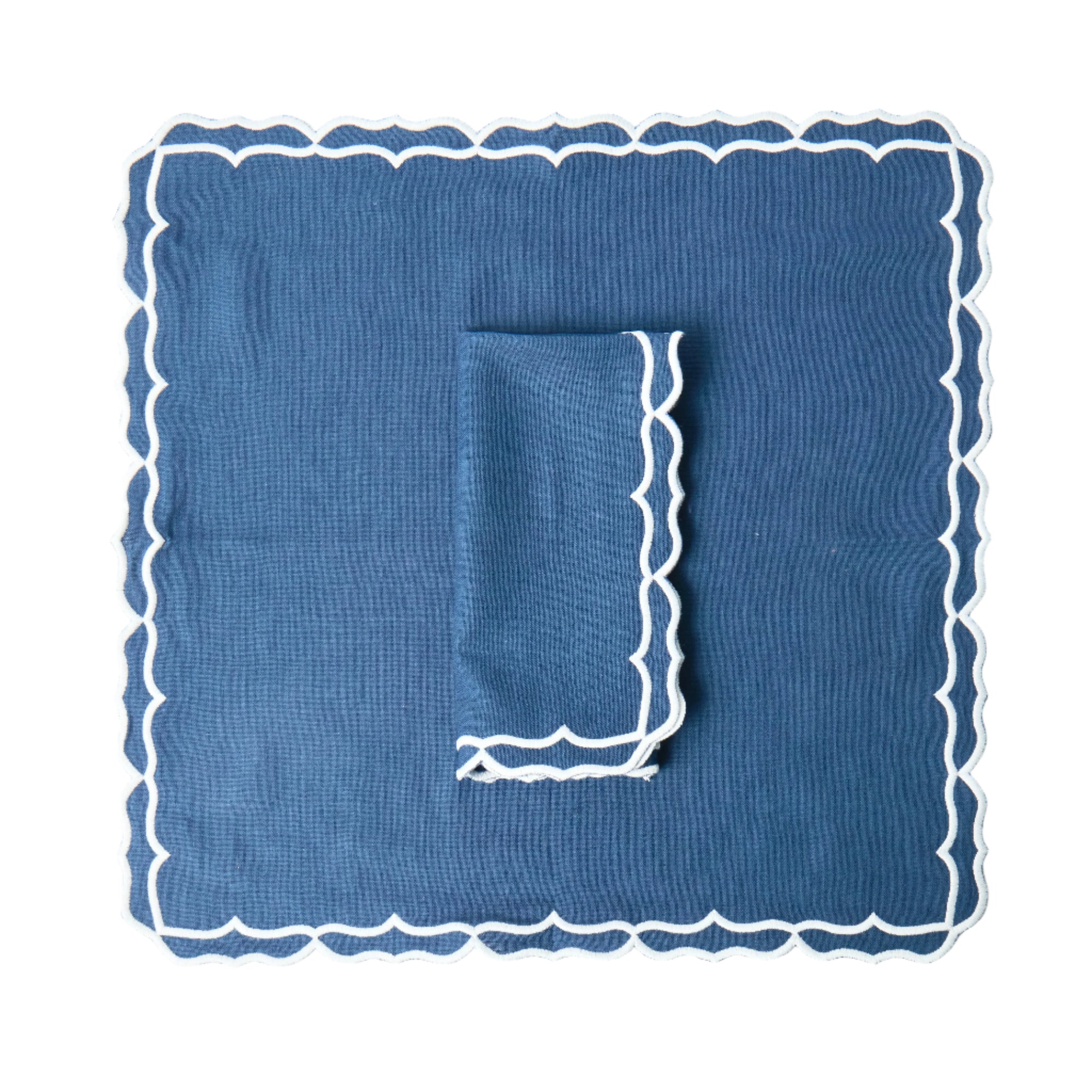 Blue Sasha Napkins (set of 4)