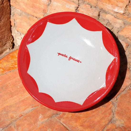 Hand-painted "pasta forever" Bowl
