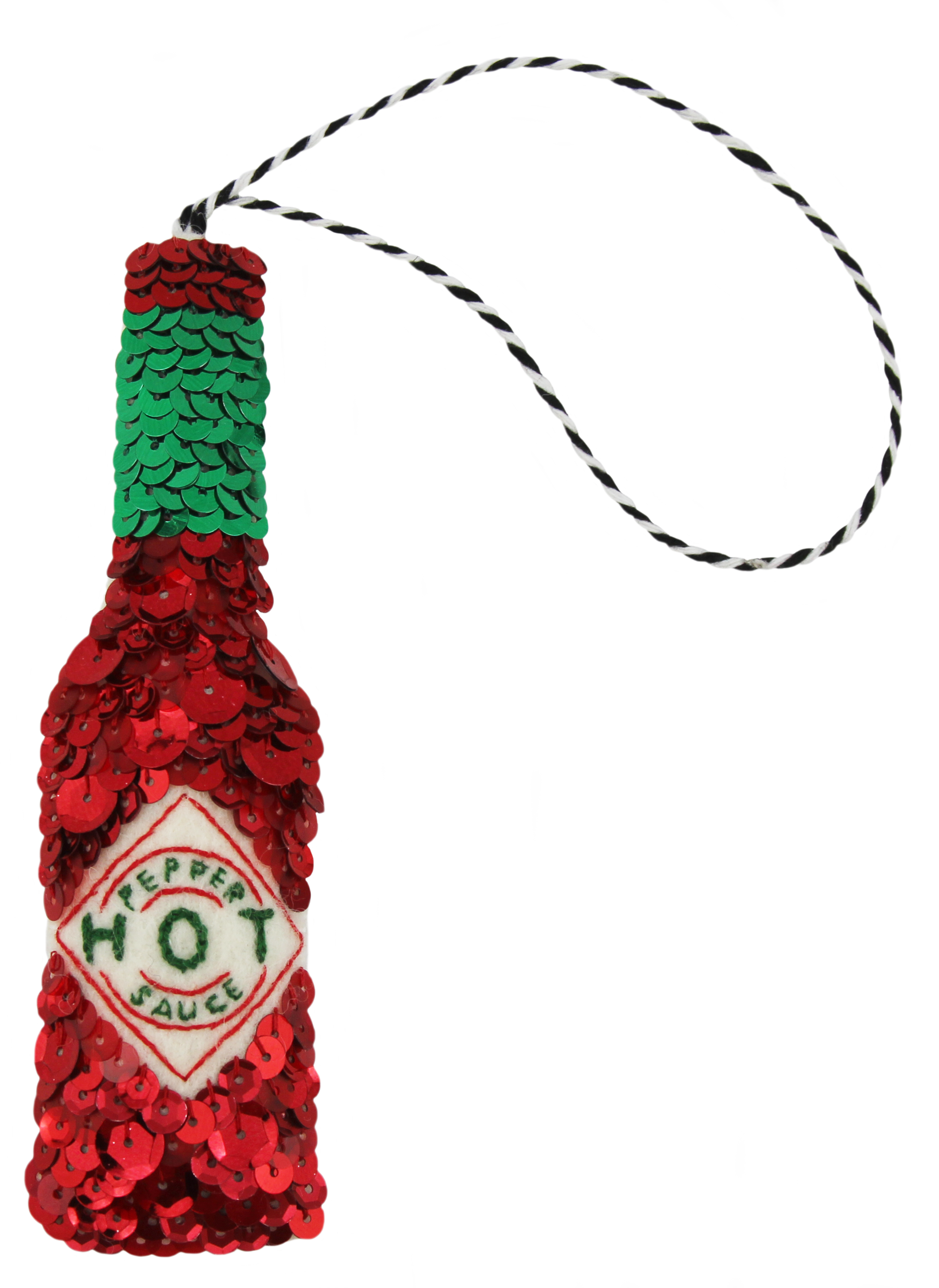 The Hot Sauce Sequin Hanging Decoration