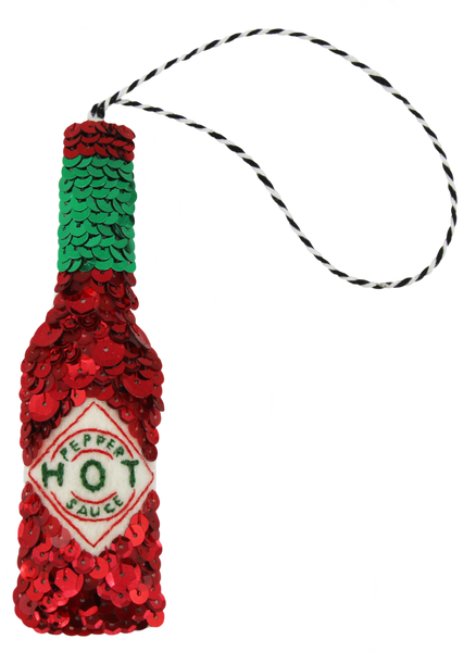 The Hot Sauce Sequin Hanging Decoration