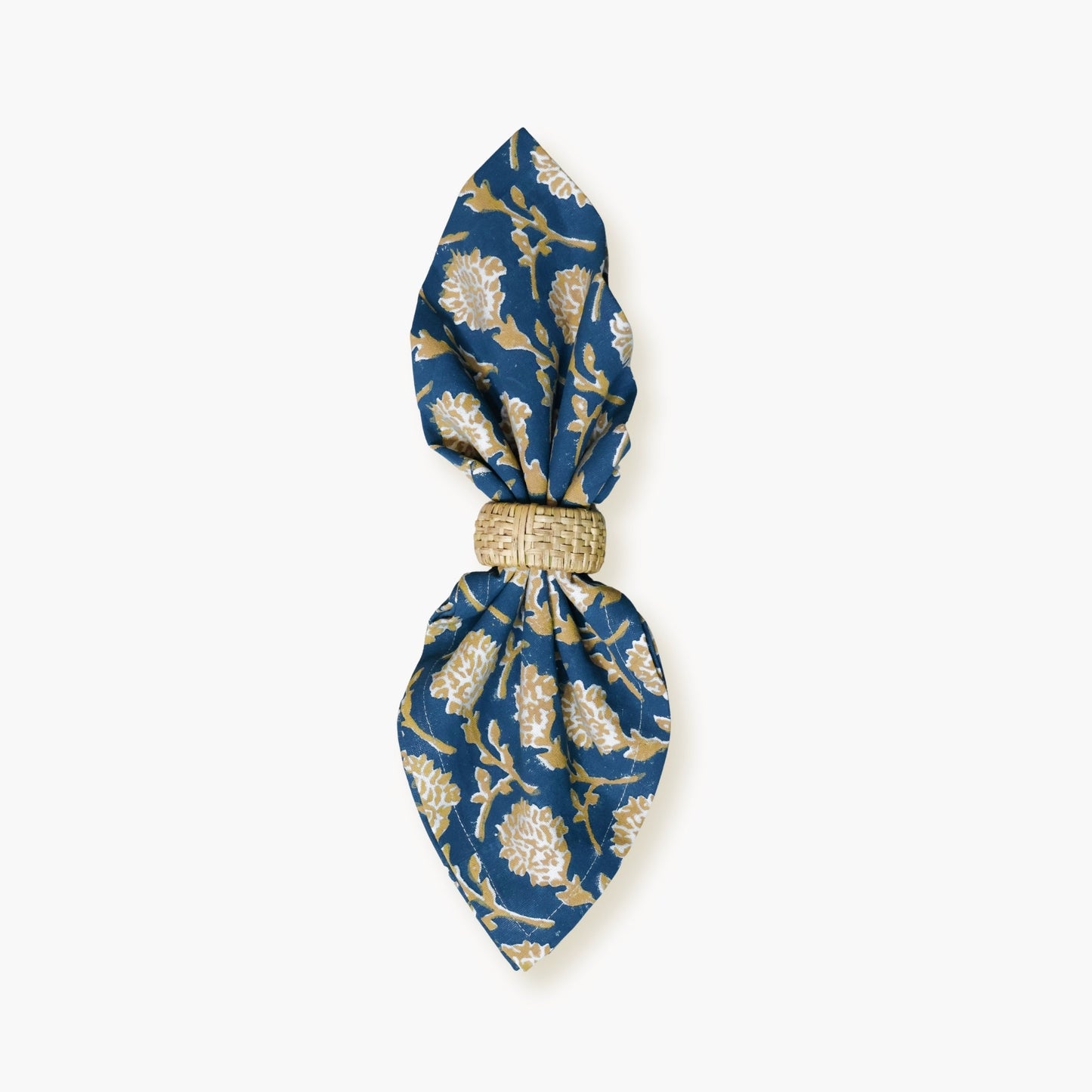 Nikhar Table Napkins - Ink Blue Set of 2