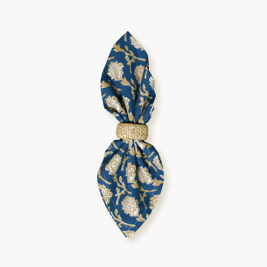 Nikhar Table Napkins - Ink Blue Set of 2