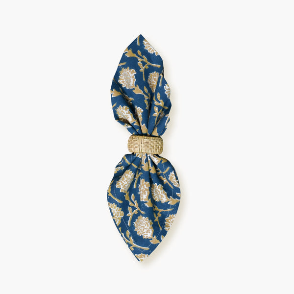 Nikhar Table Napkins - Ink Blue Set of 2