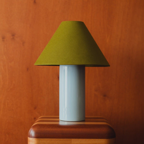 Casetta Sky Blue & Golden Olive Table Lamp