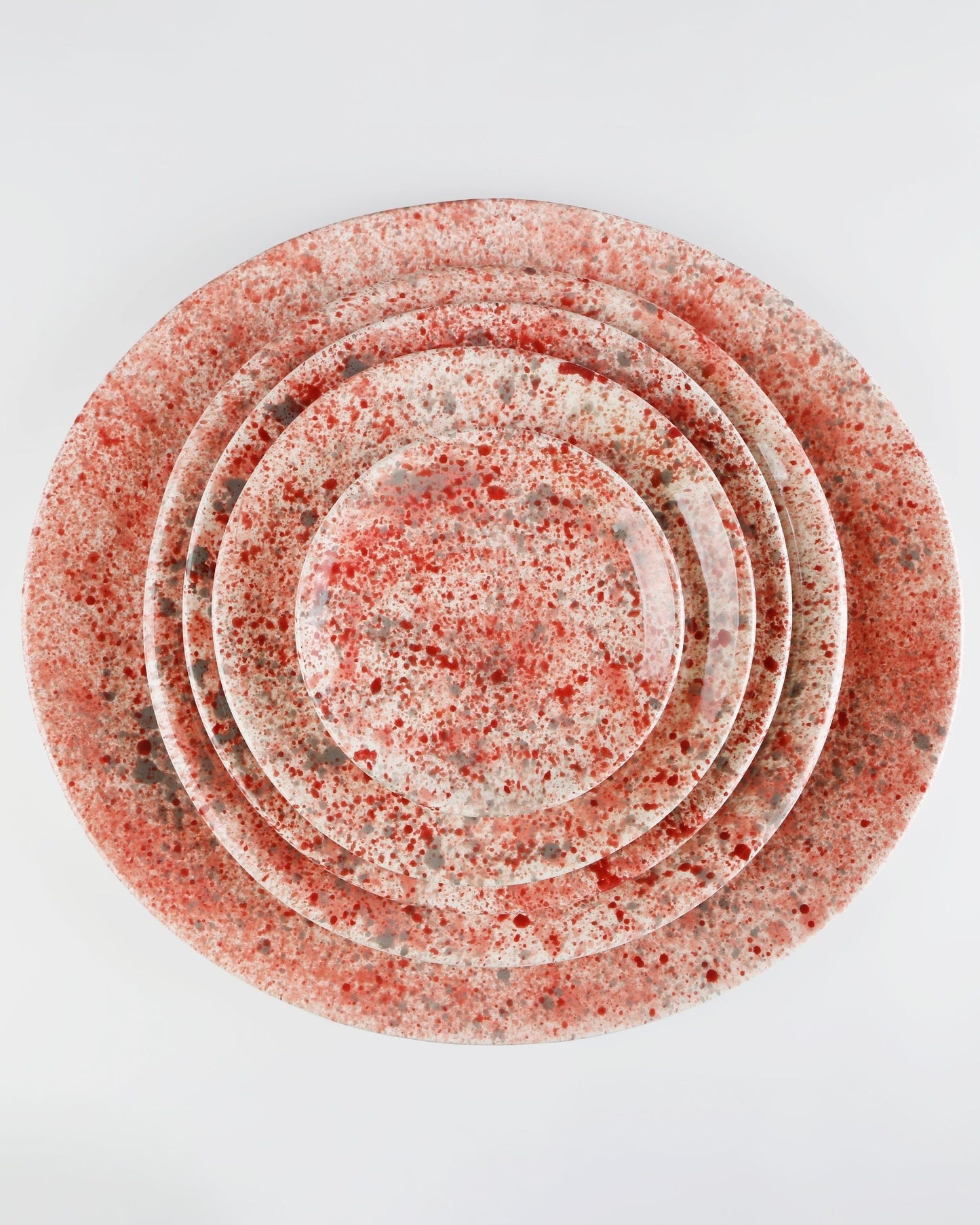 Hibiscus Splatter Plate