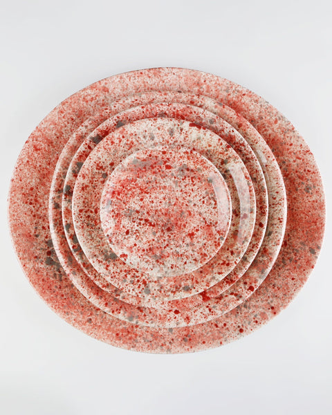 Hibiscus Splatter Plate