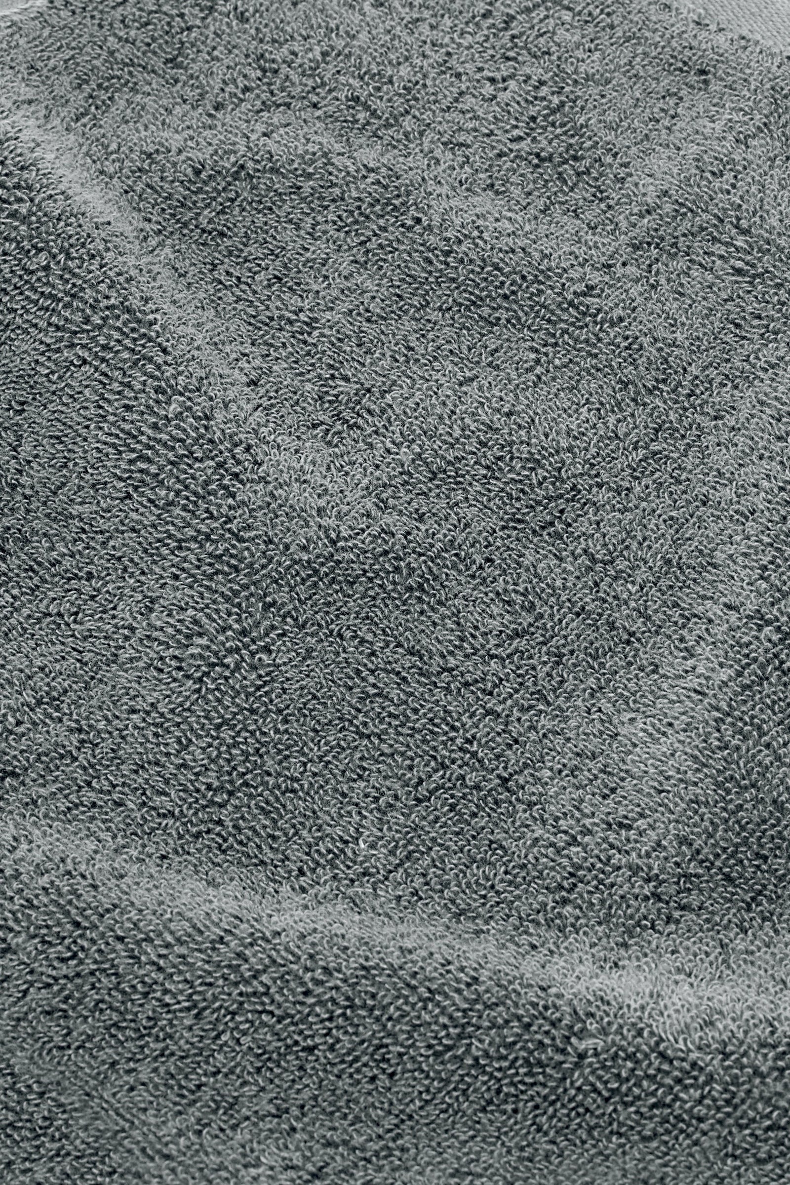 Organic Cotton Face Towel - Slate Grey
