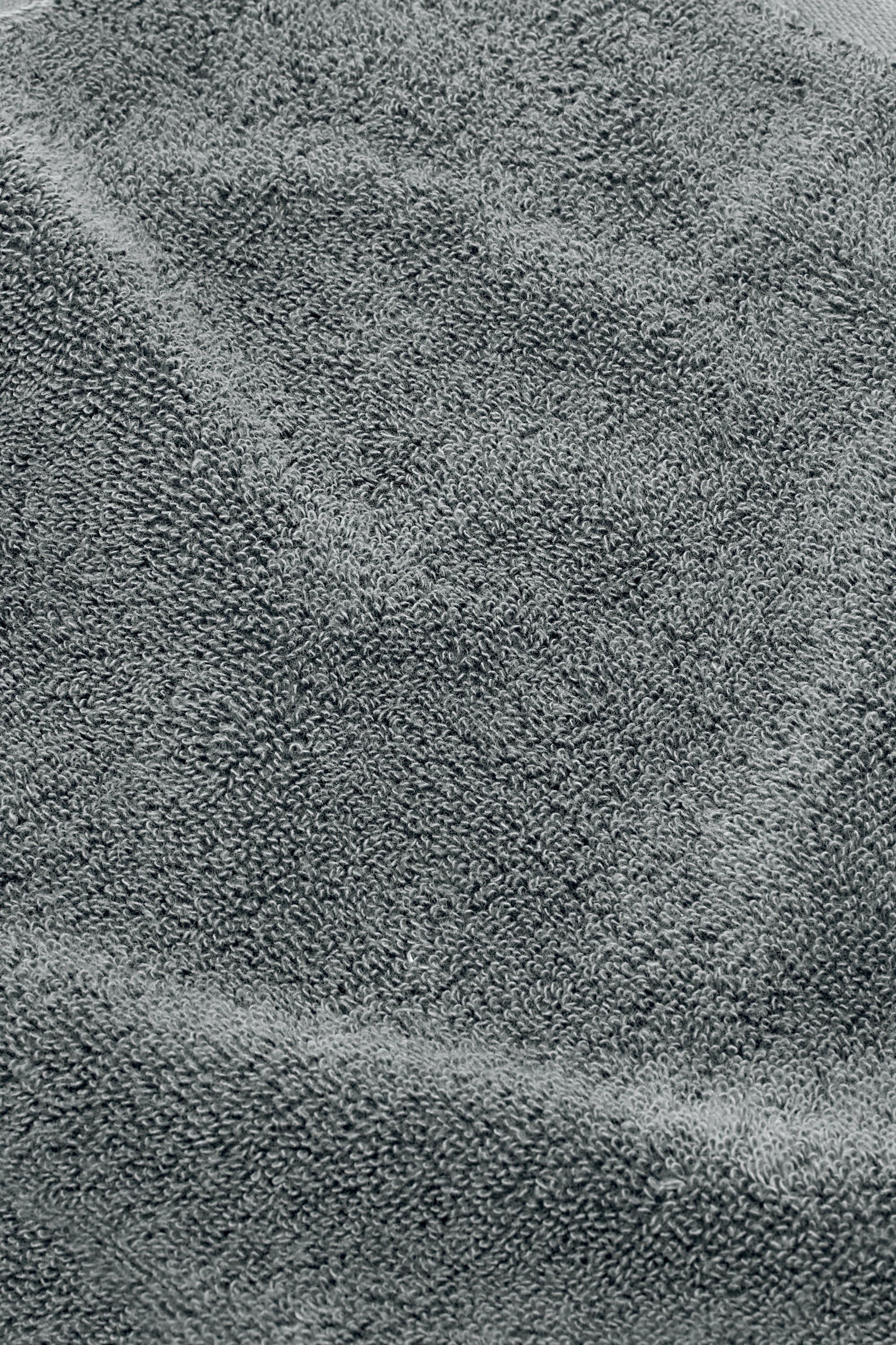 Organic Cotton Face Towel - Slate Grey