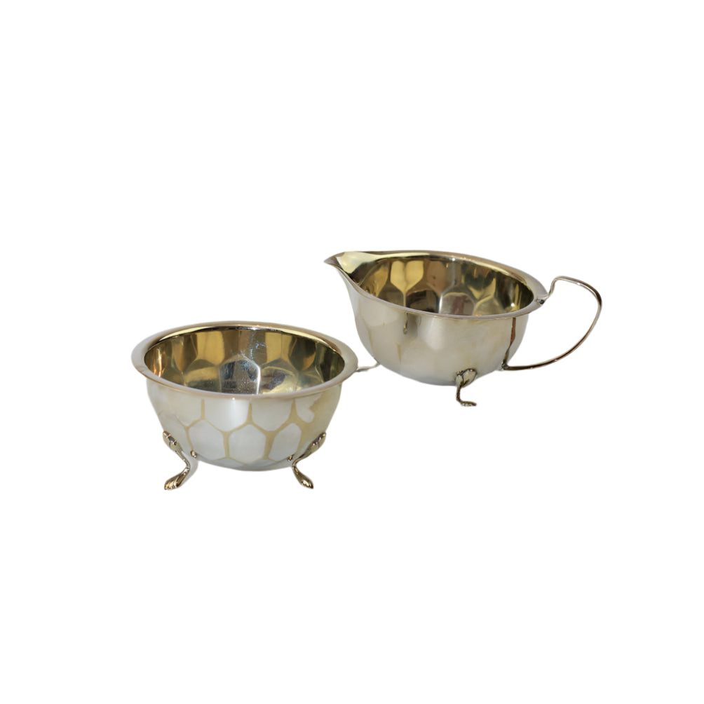 English Milk Jug and Sugar Bowl