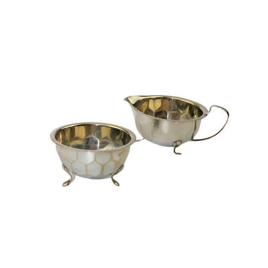 English Milk Jug and Sugar Bowl