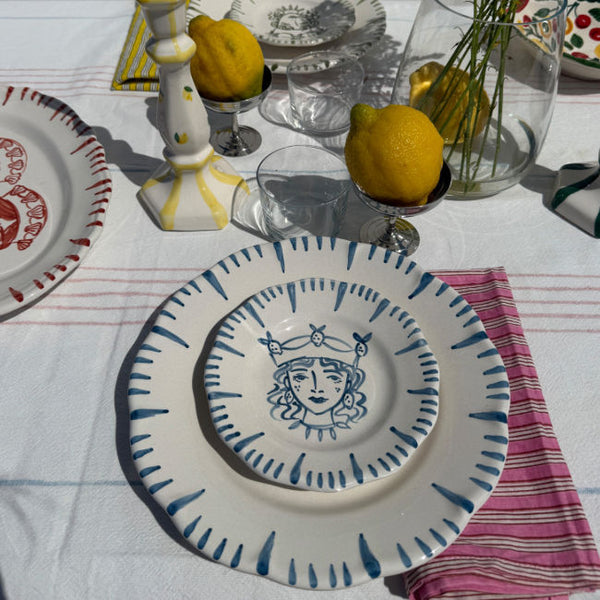 Re Di Sicilia Femme Citron Plate - 16cm