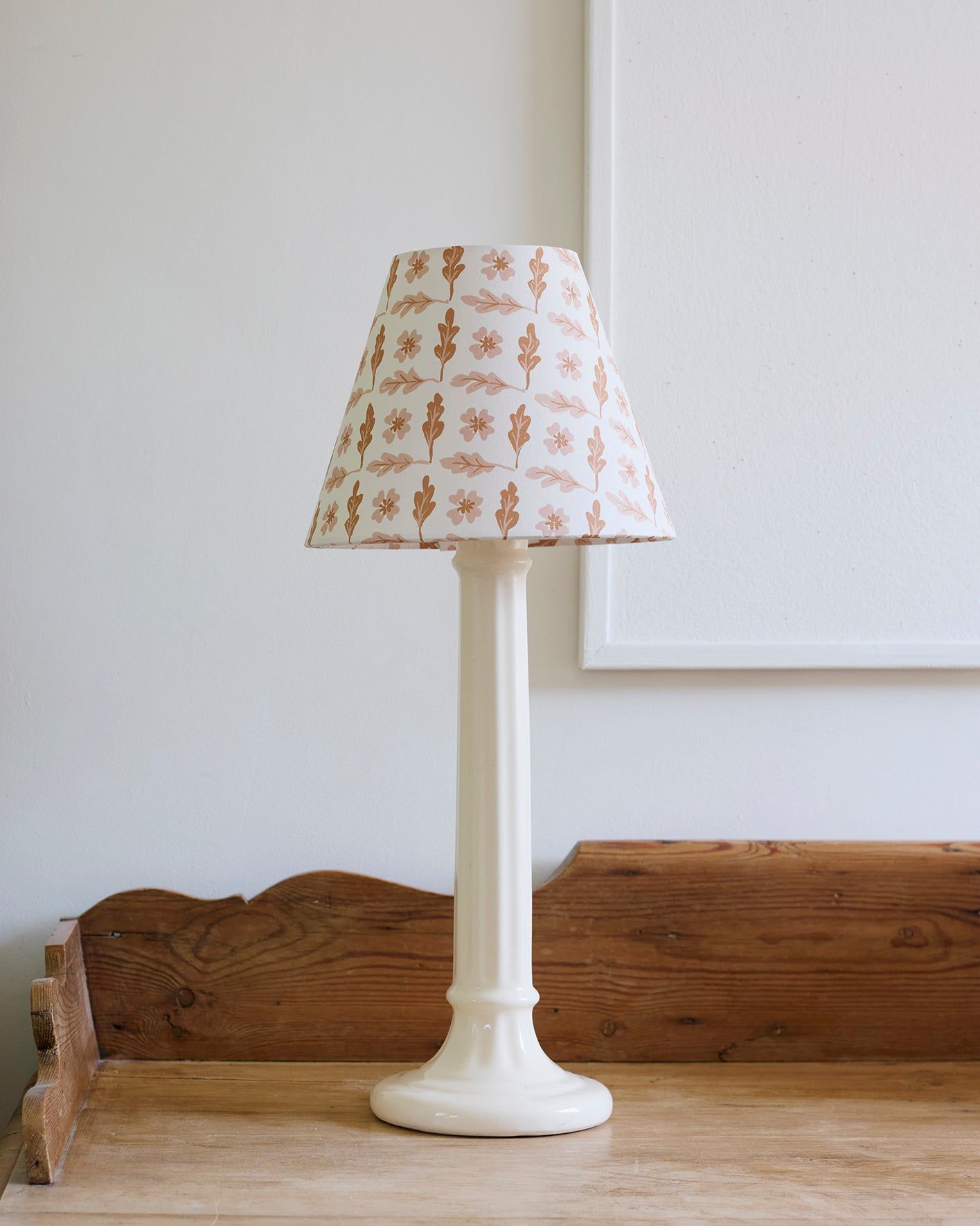 Oxalis Oak Paper Lampshade - Toffee