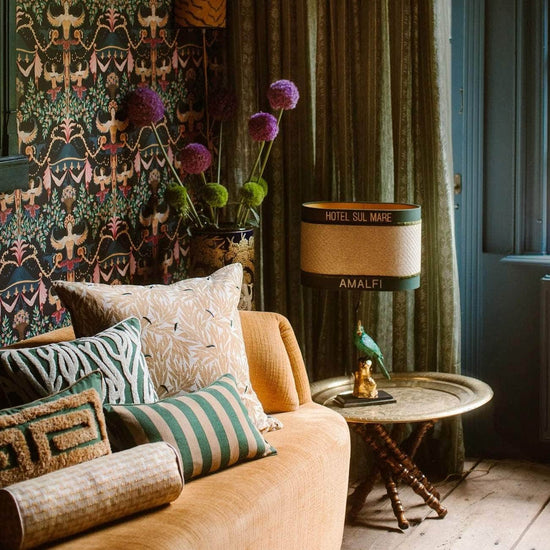 Cushion Cleo Moss & Sand