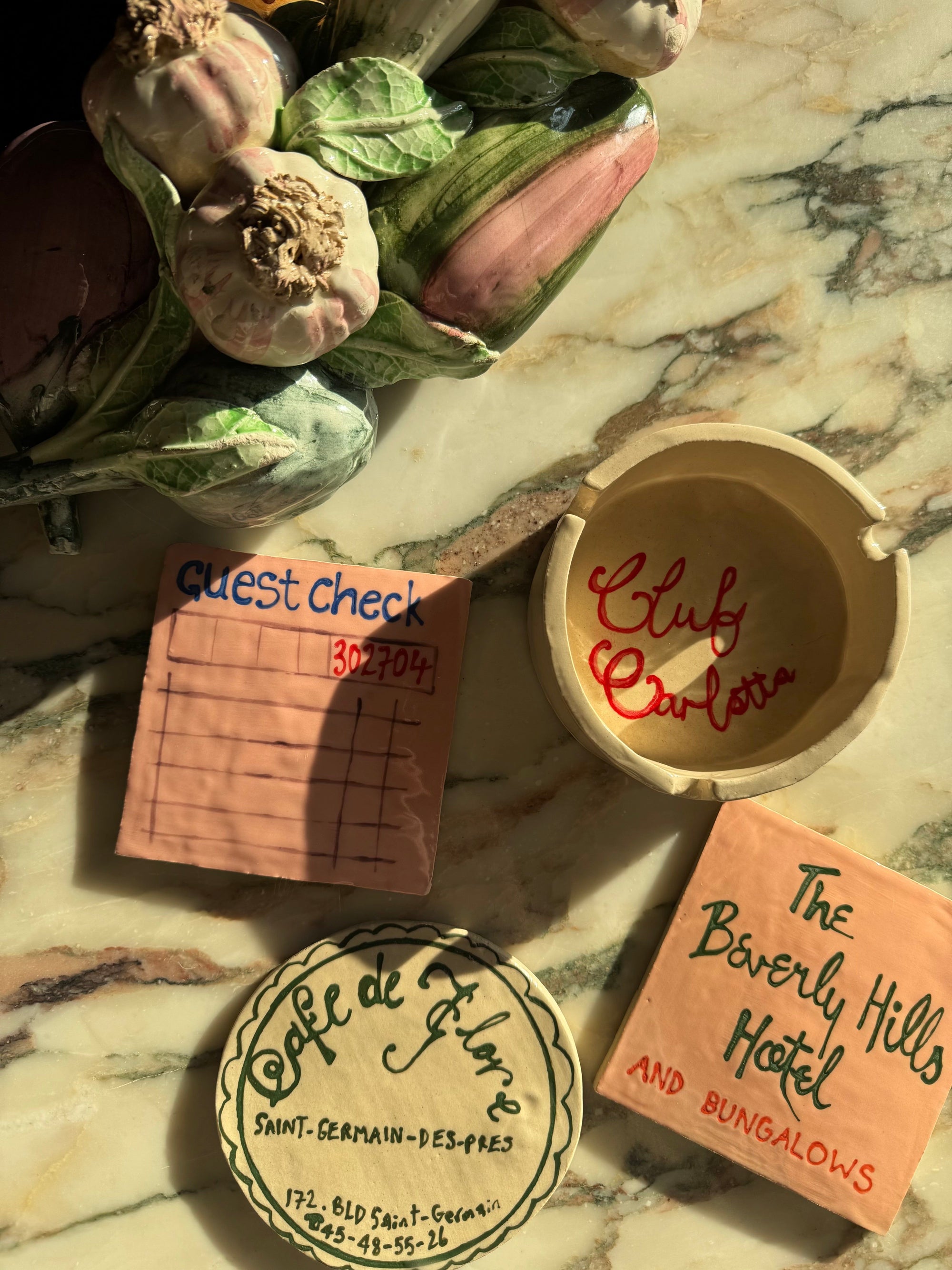 ‘The Beverly Hills Hotel’ Ceramic Coaster