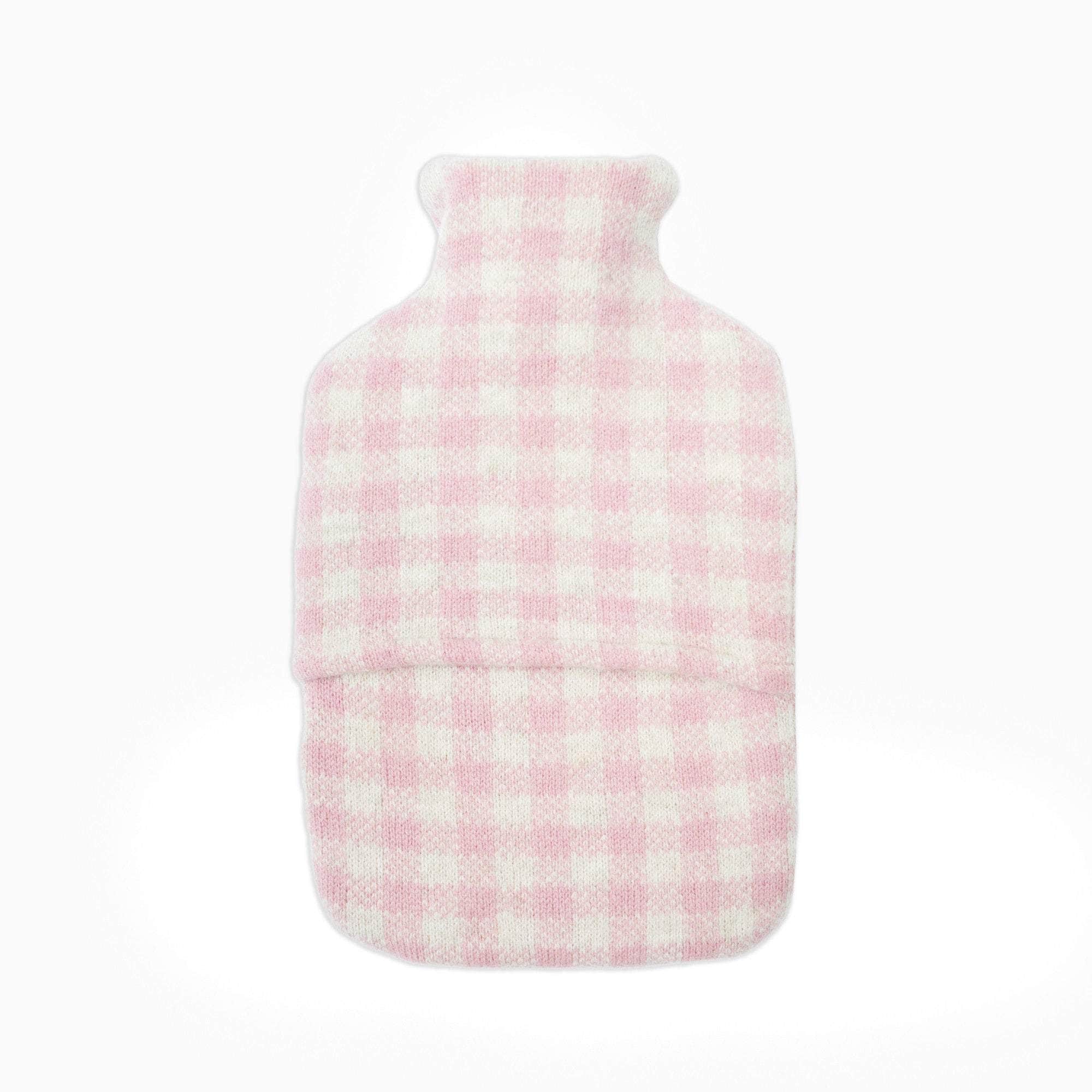 Pink Gingham Hot Water Bottle