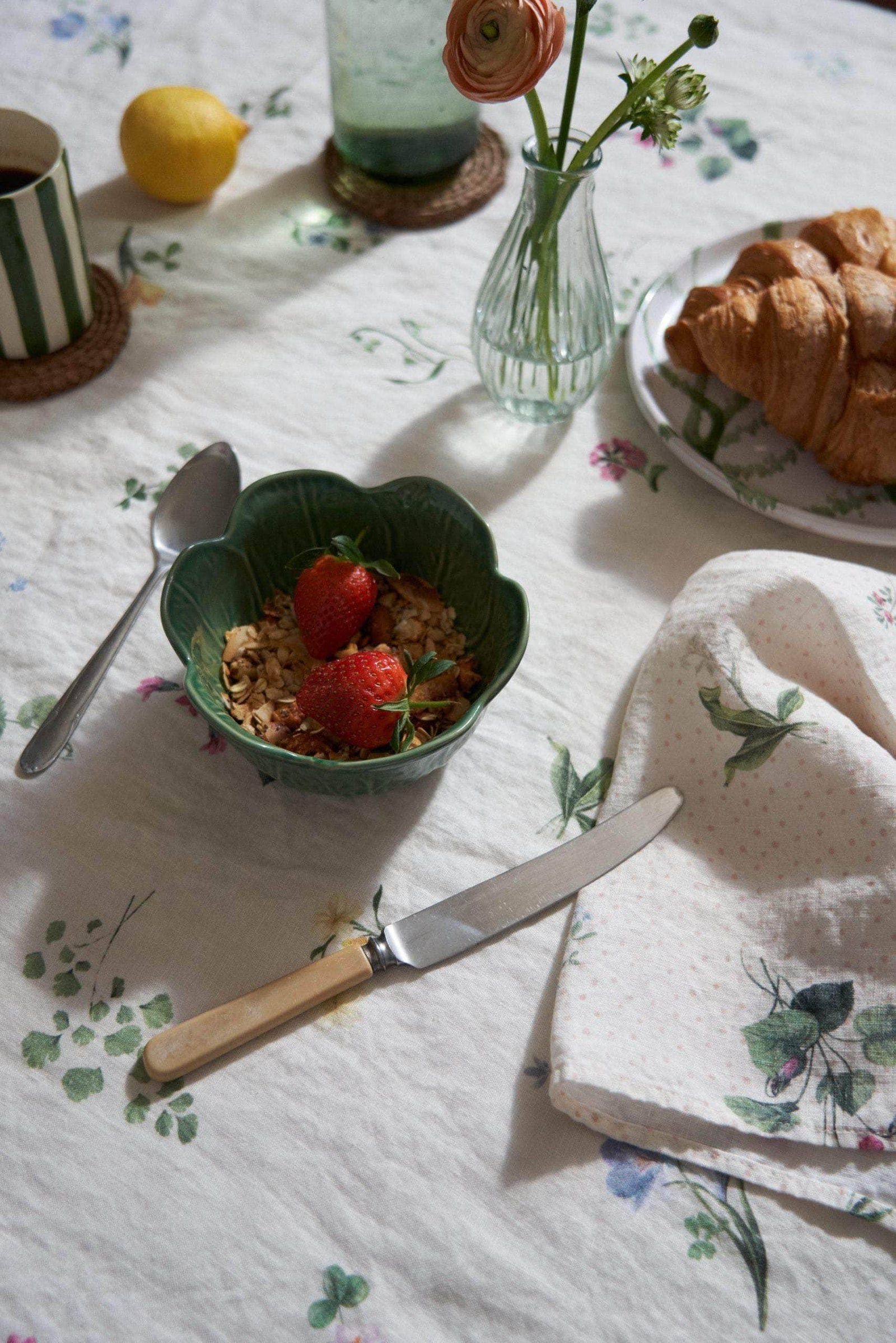 Signs of Spring Spot Linen Napkin