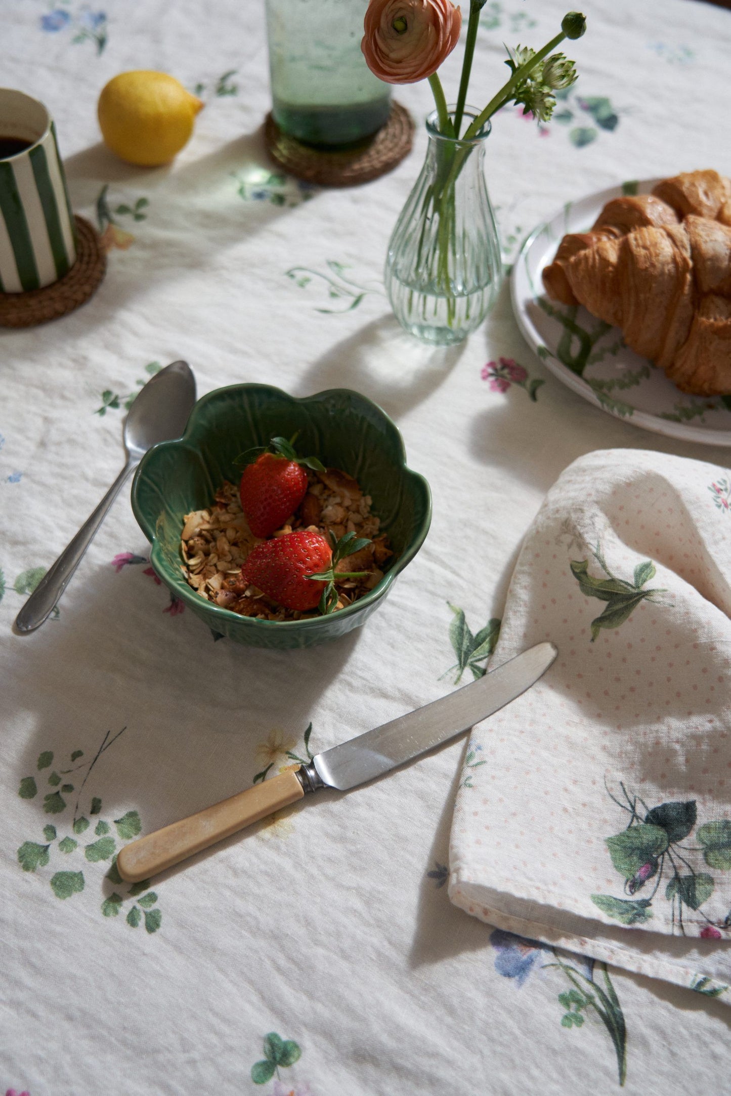 Signs of Spring Spot Linen Napkin