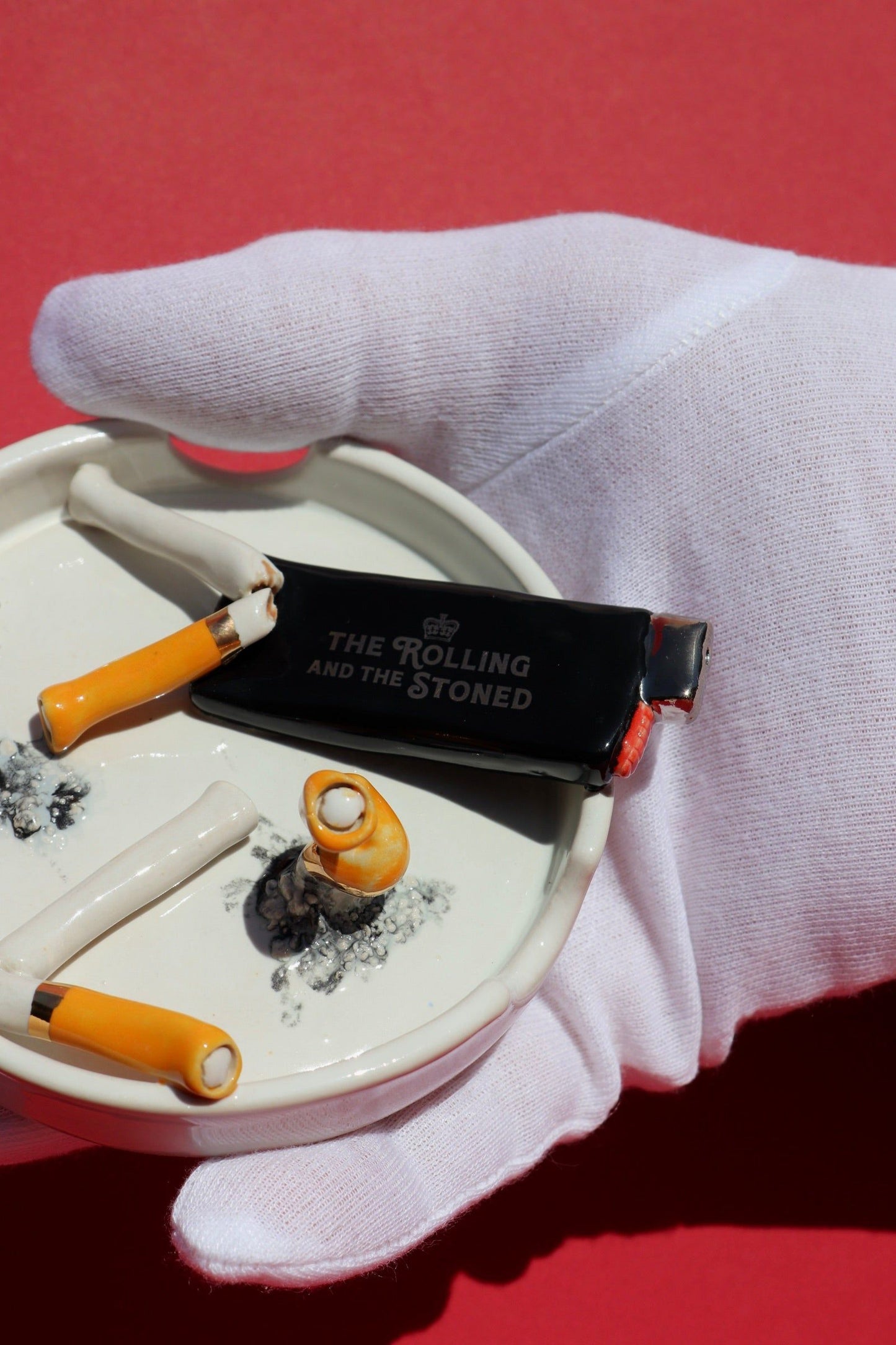 Snapped Cigs & Lighter Ashtray