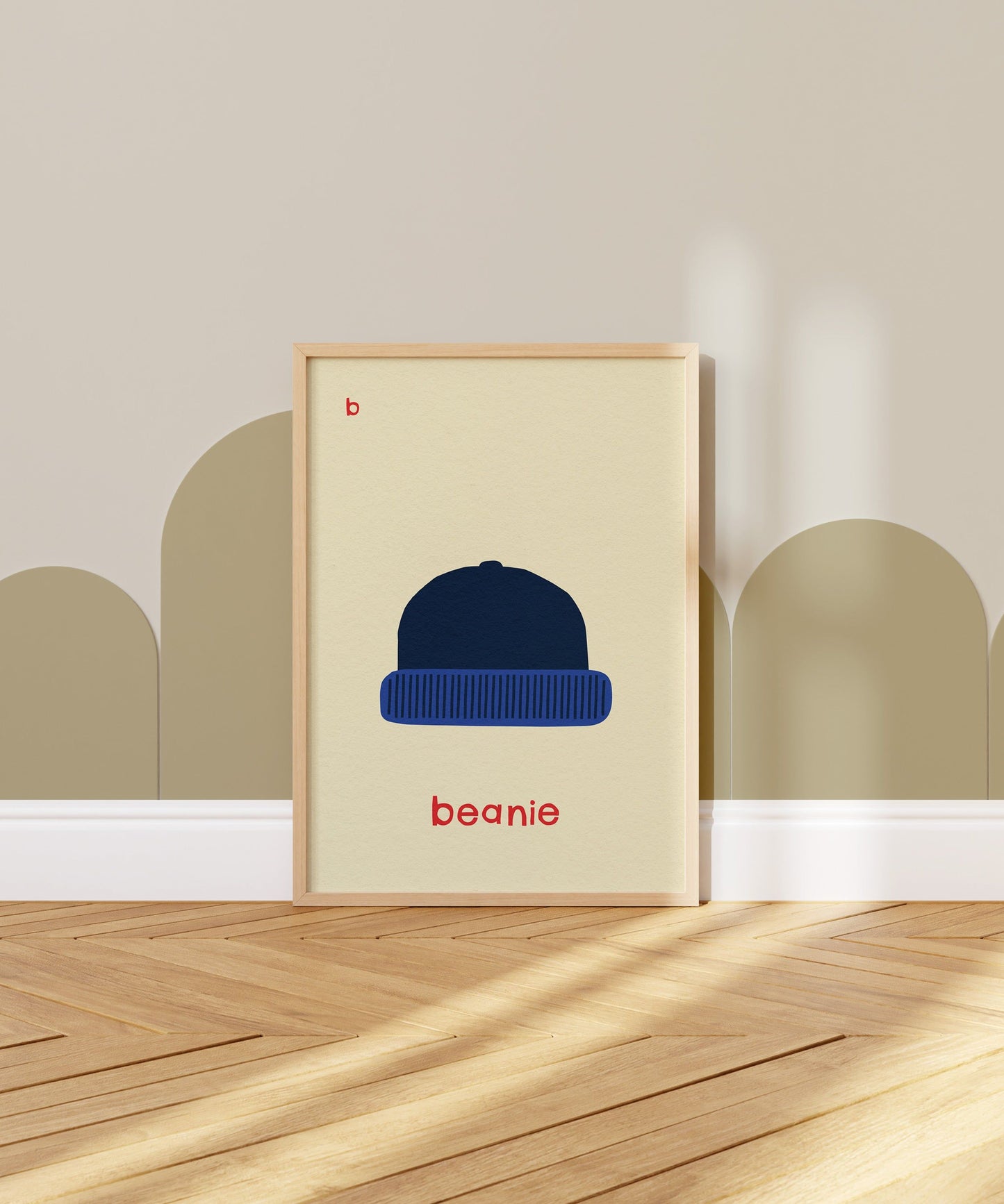 B for Beanie Art Print
