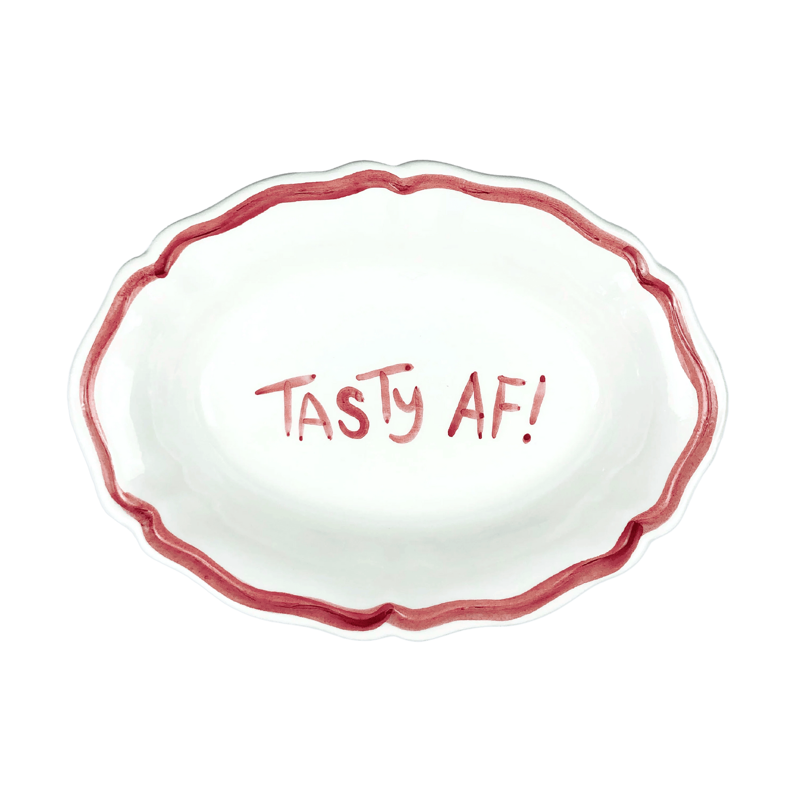 Oval Serving Dish “Tastay Af”