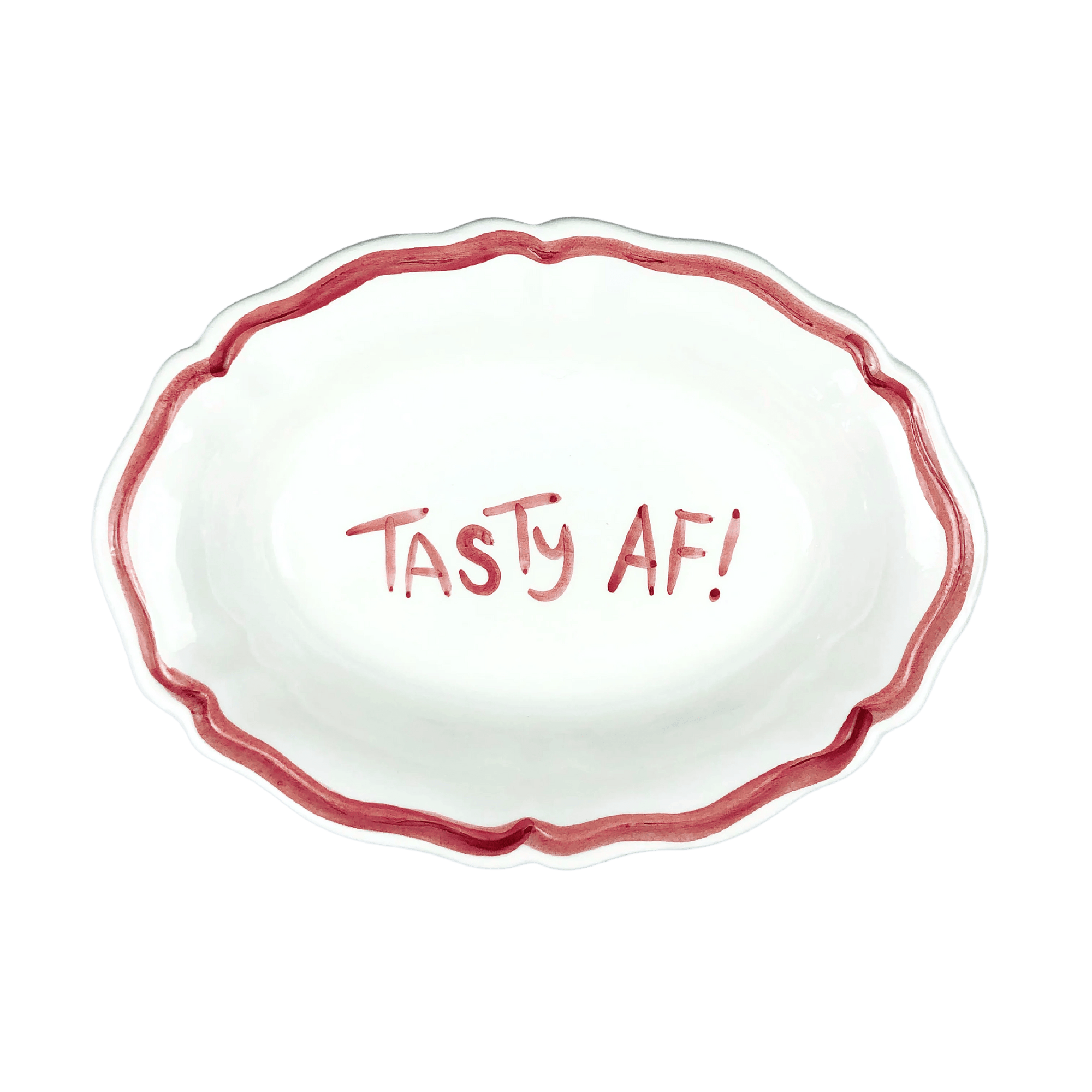 Oval Serving Dish “Tastay Af”