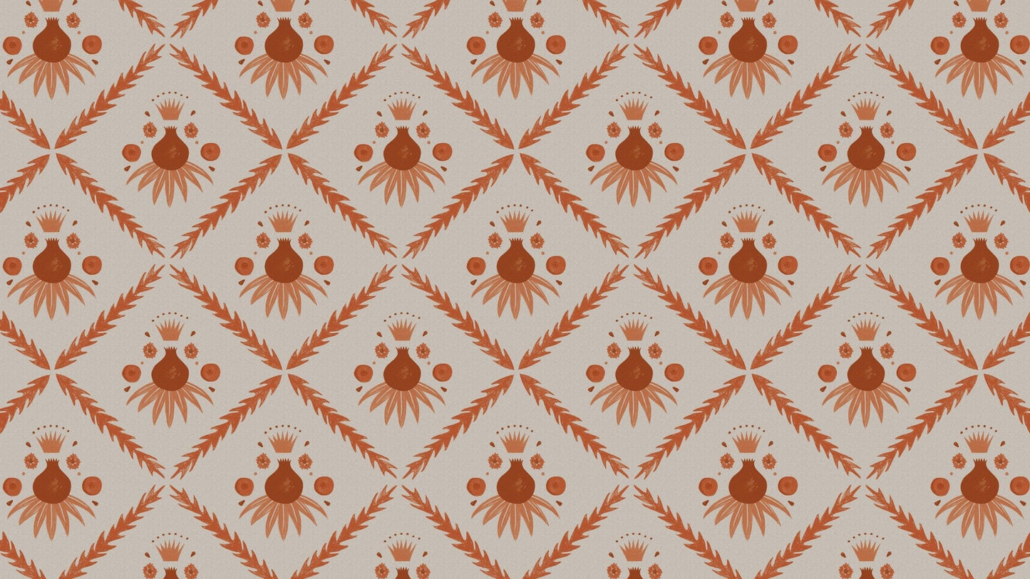 Pome Wallpaper, Dusky Pink, Roll