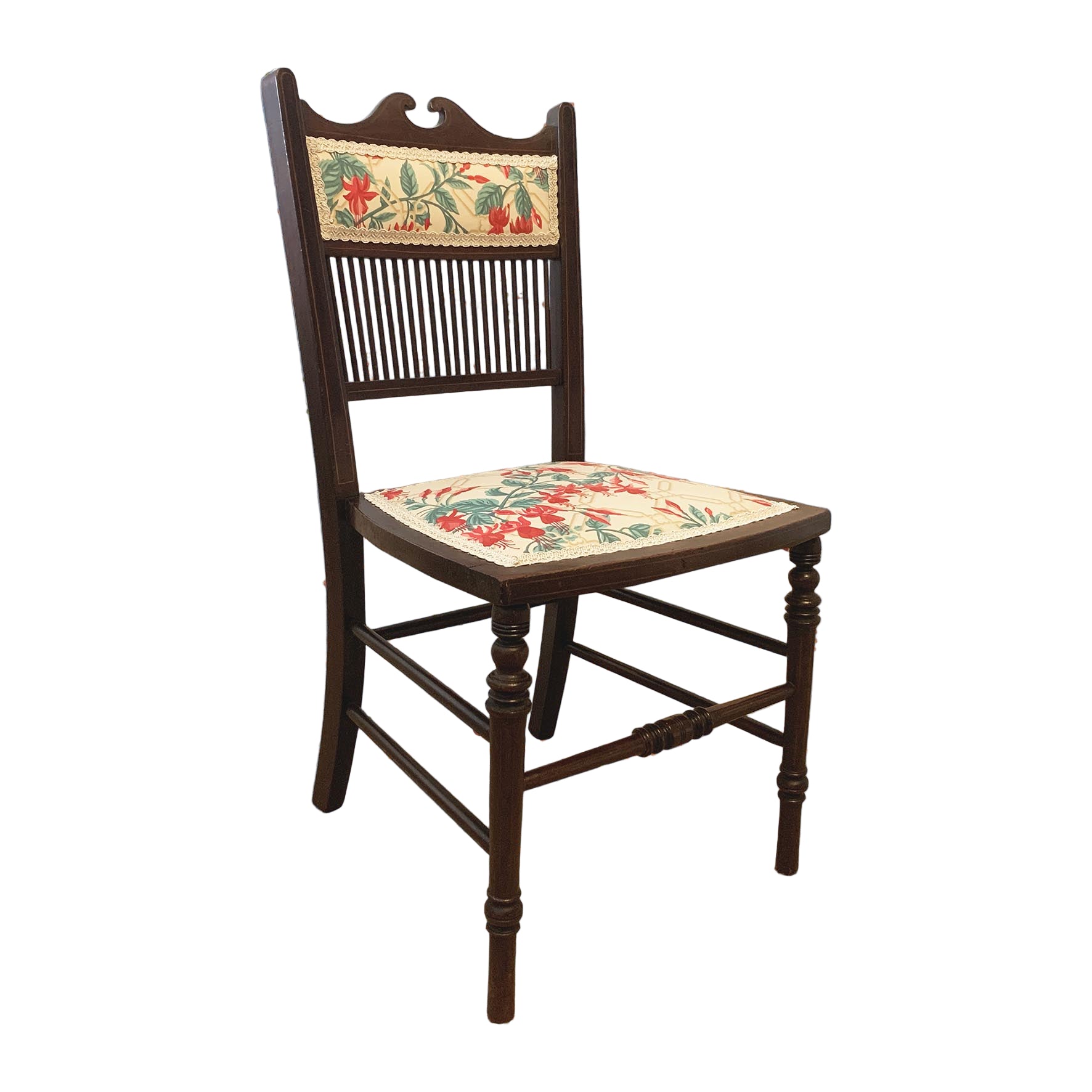 SASHA – Edwardian Children's Chair with Vintage Laura Ashley Fabric