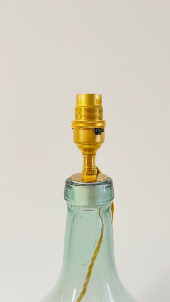 Antique Demijohn Bottle Lamp