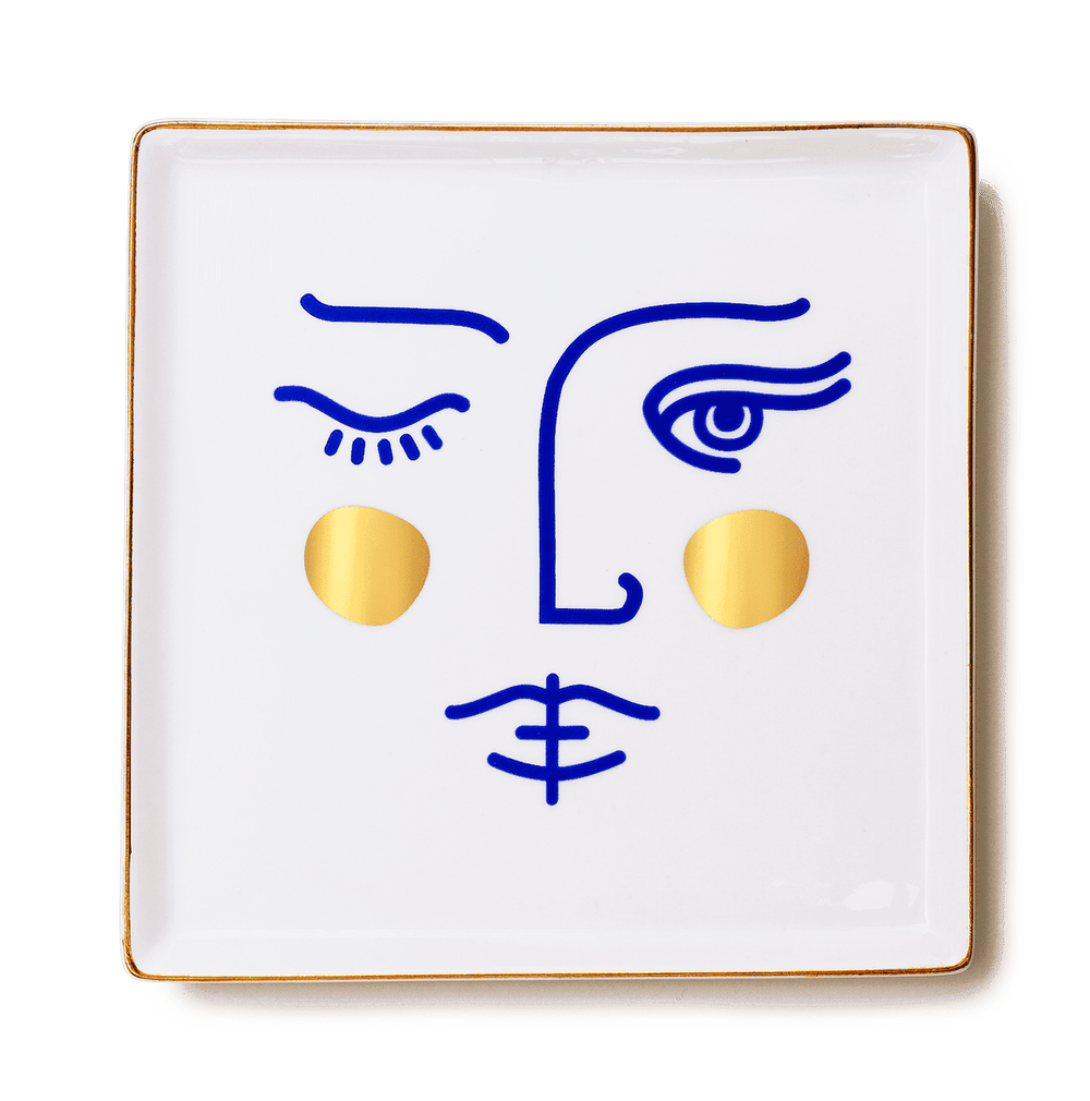 Janus Goddess Ceramic Tray