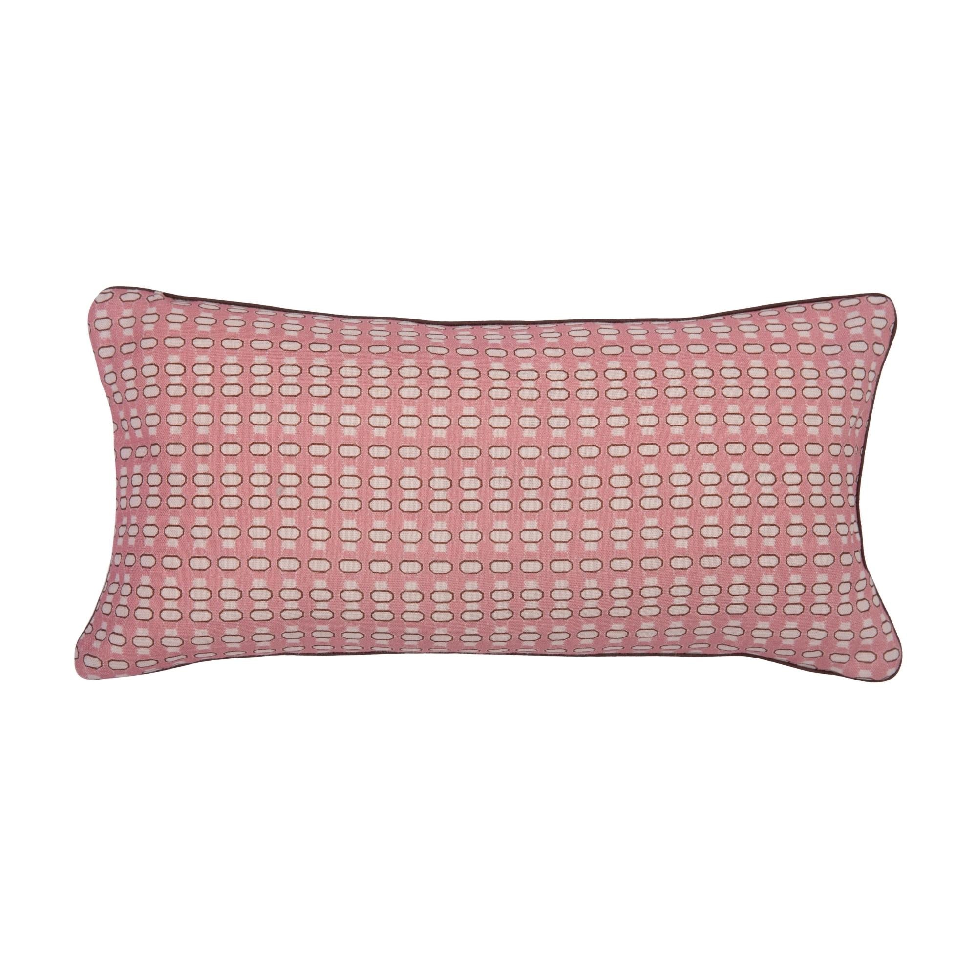 Lali II | Pink Fig Small Cushion