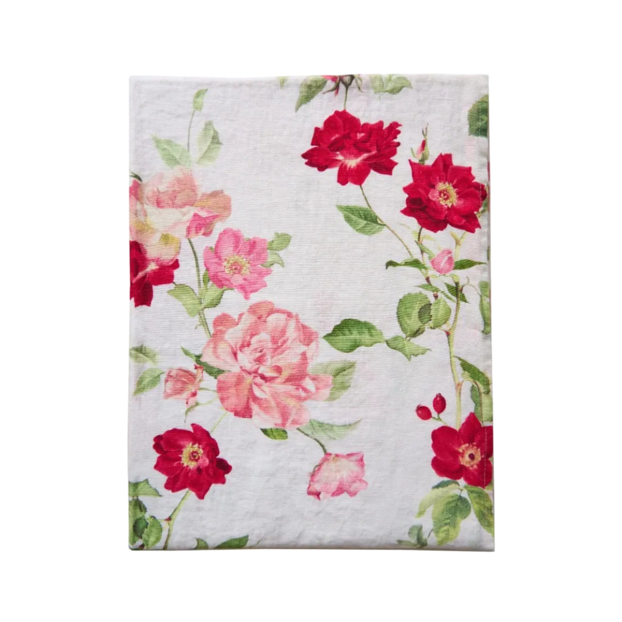 Rambling Rose Linen Runner