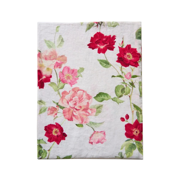 Rambling Rose Linen Runner