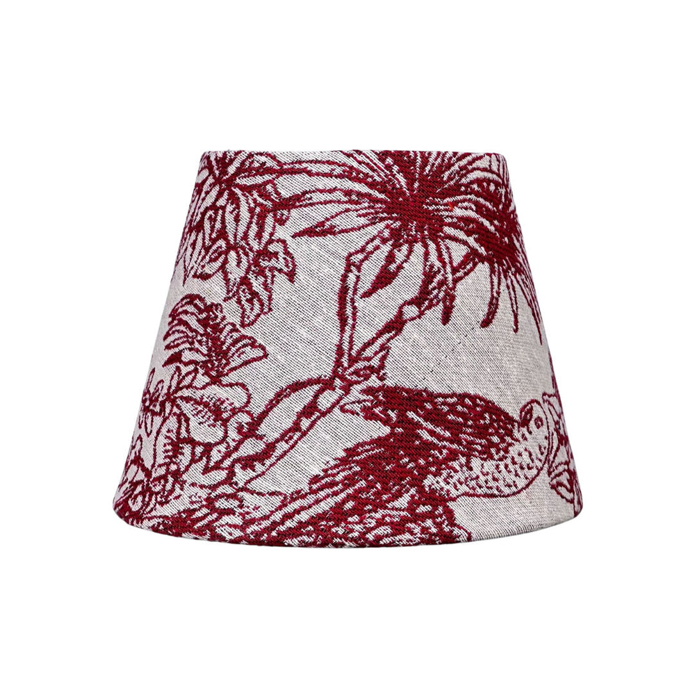 Lampshade Red Parrot