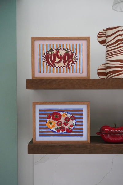 Spicy Chilli Plate Print