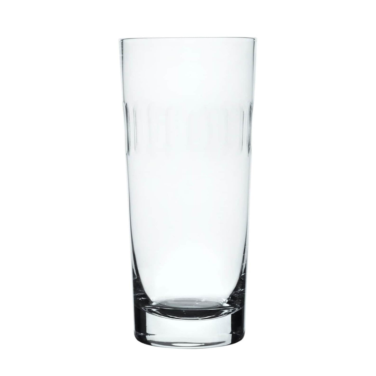 A Set Of Four Crystal Highballs with Lens Design