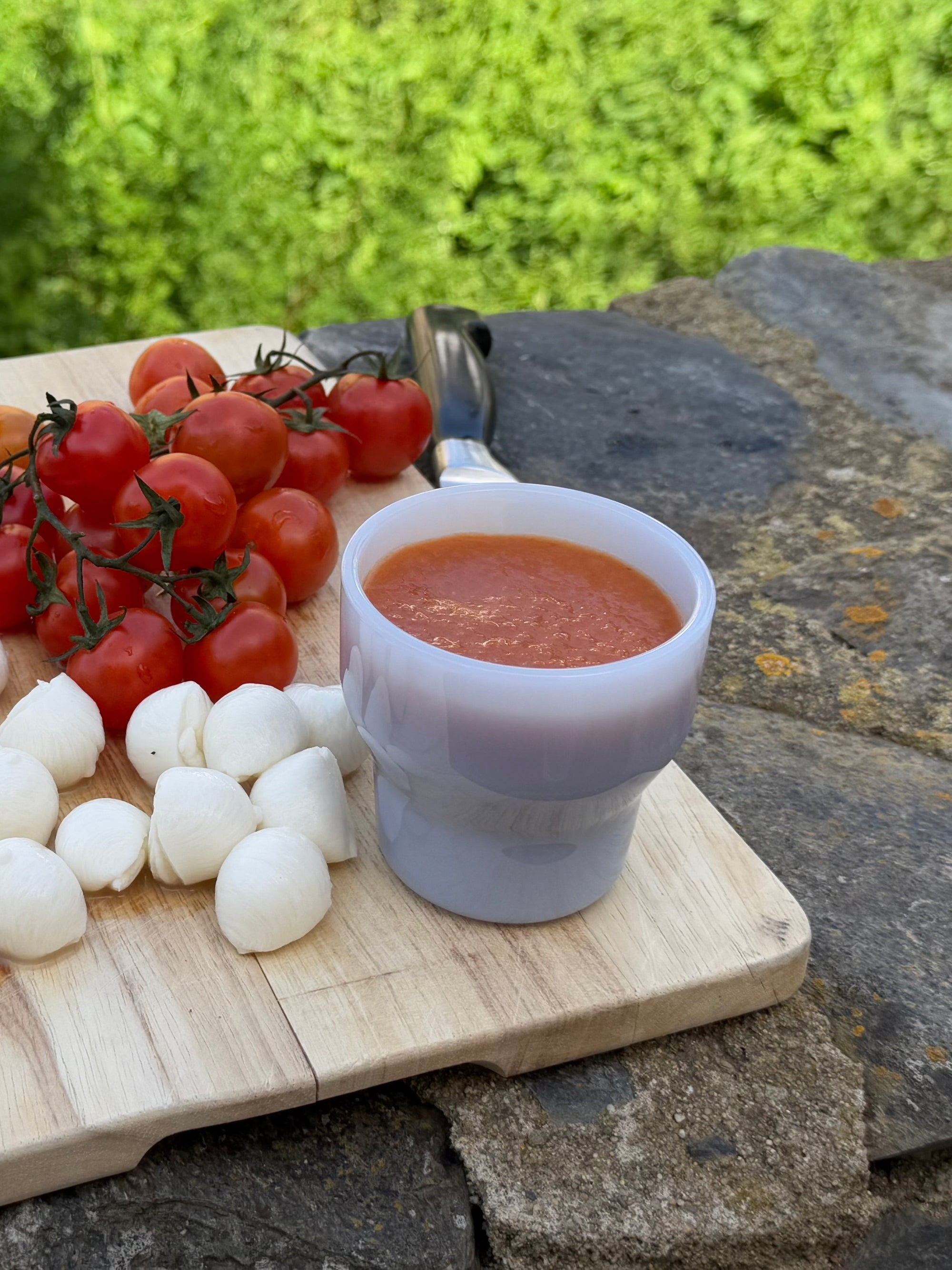 Brisita Glass Cup - Light Blue