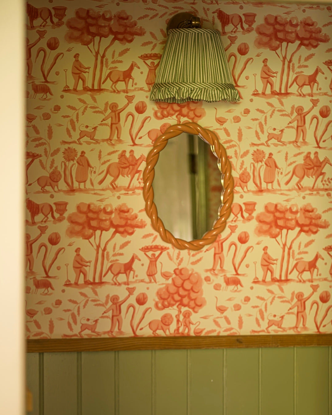 The Fine Stripe in Sage