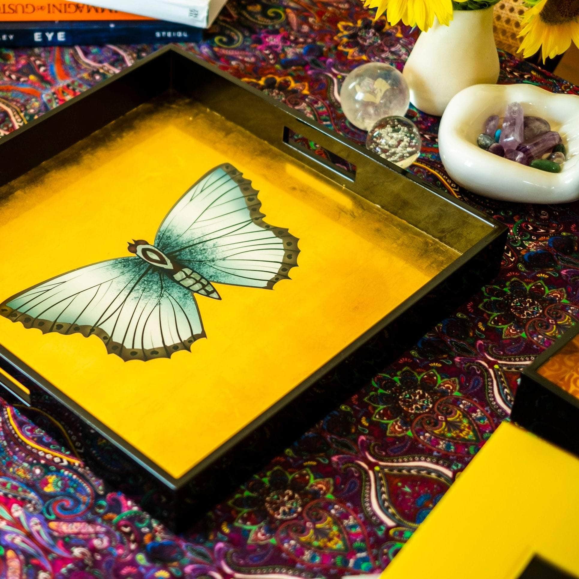 Matthew Williamson Cotton Tablecloth Peacock Feather - Style 01